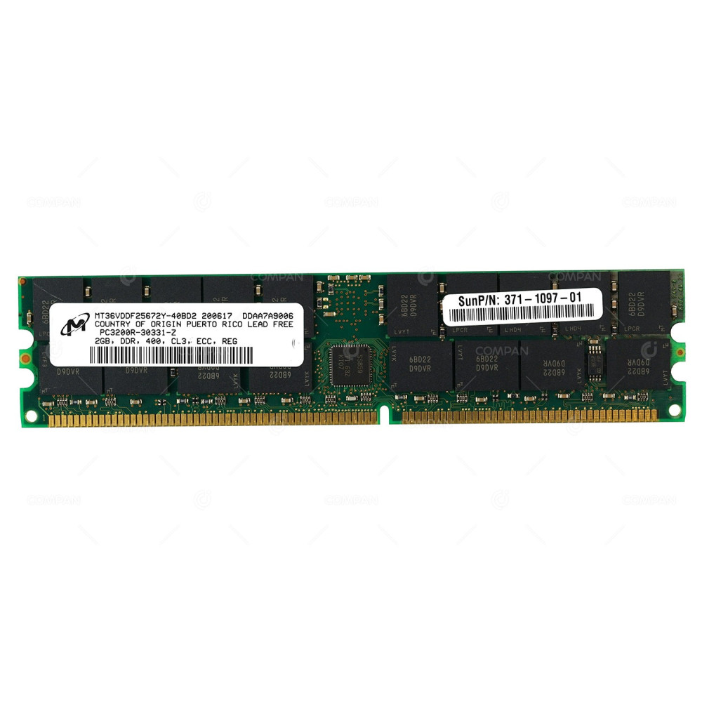 371-1097-01 SUN MEMORY 2GB PC 3200R DDR -